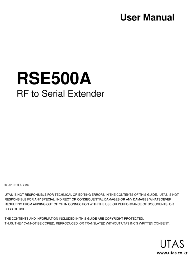 UTAS RSE500A user manual