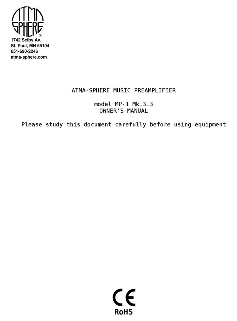 Sphere MP-1 Mk.3.3 User manual