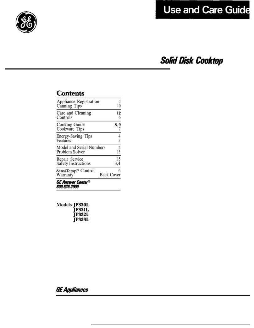 GE JP330L User manual