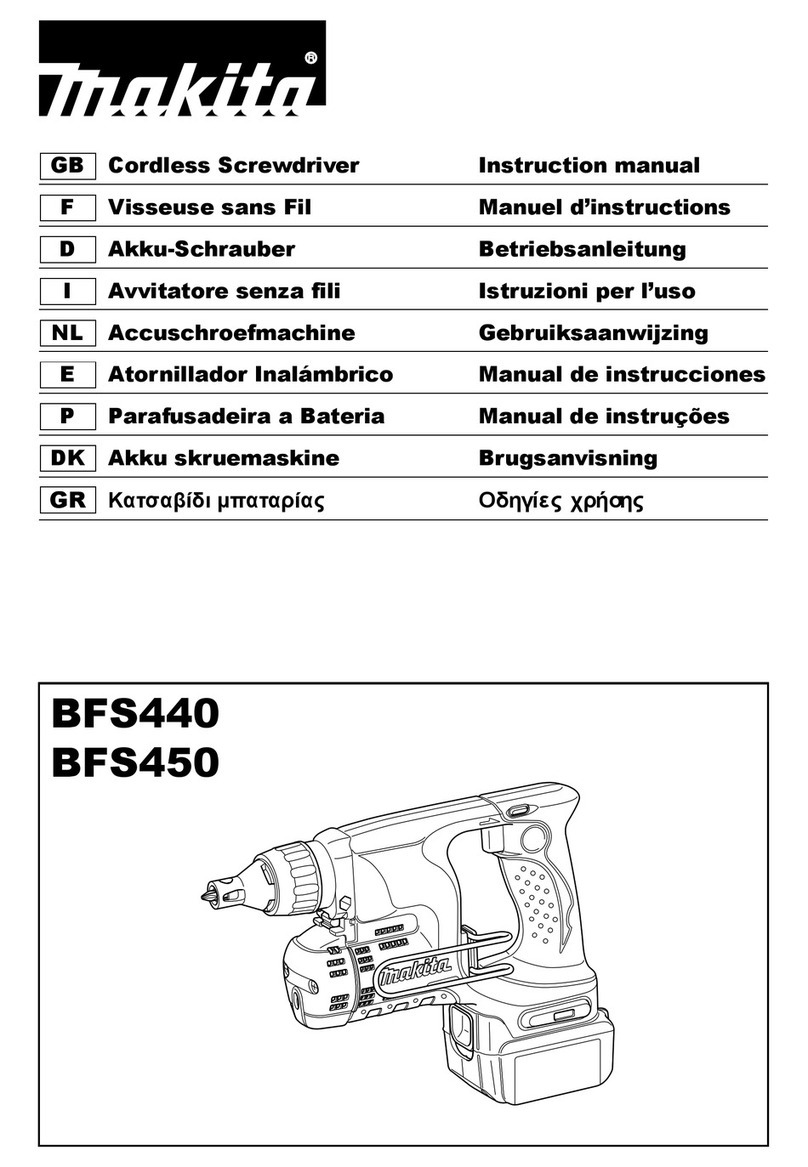 Makita BFS440 User manual