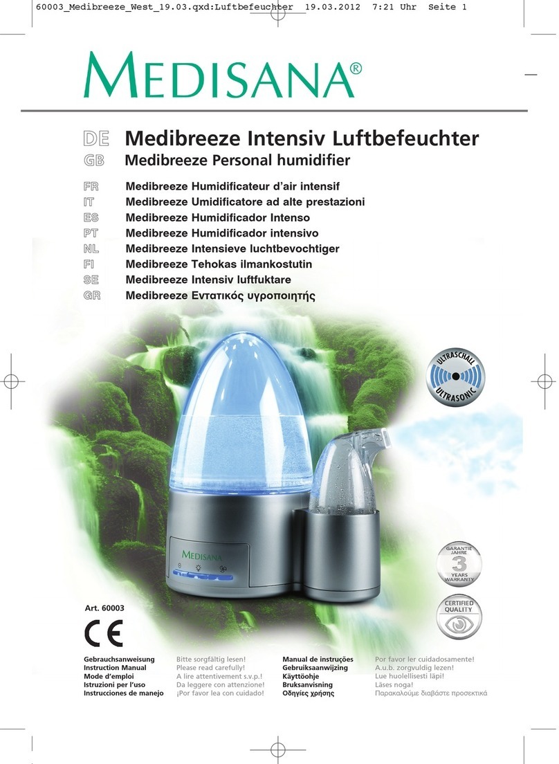 Medisana MEDIBREEZE User manual
