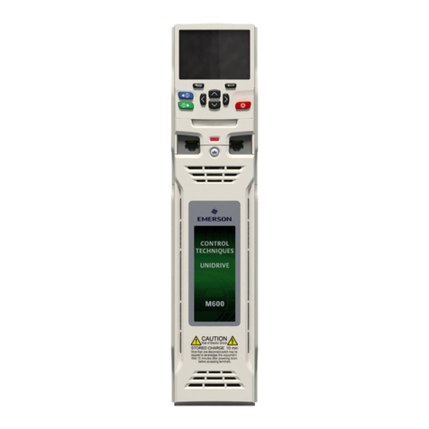 Emerson UNIDRIVE M600 User manual