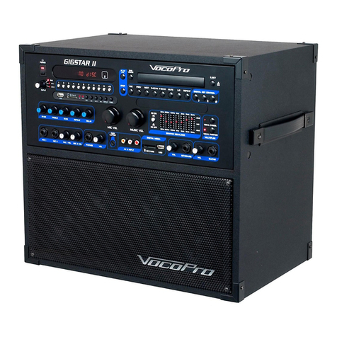 VocoPro GIG-STAR II owner's manual VocoPro GIG-STAR II owner's manual
