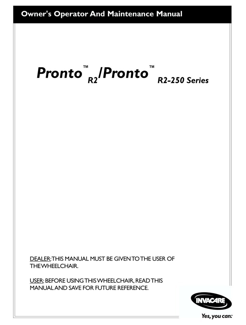 Invacare Pronto R2 Series Manual