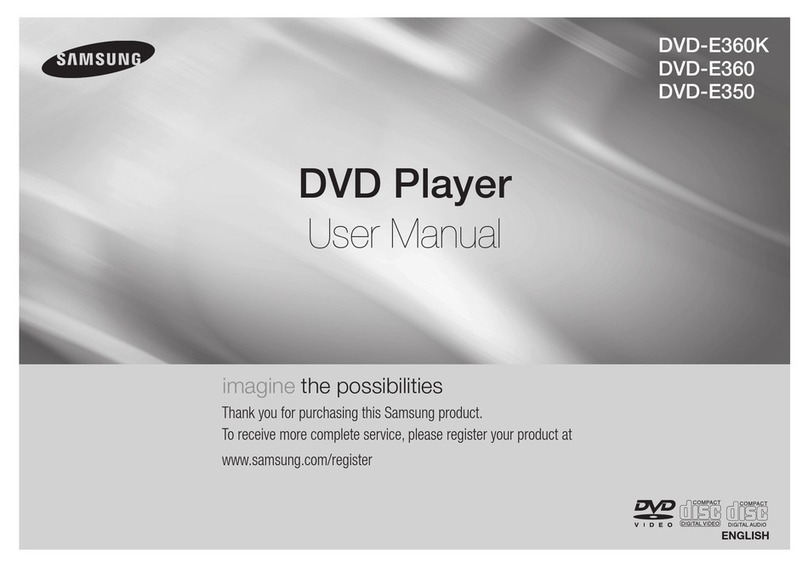 Samsung DVD-E360K user manual