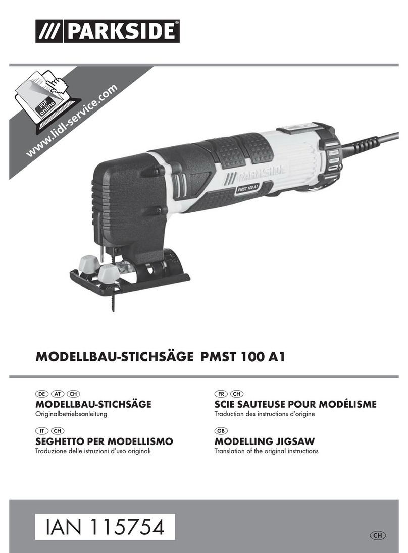 Parkside PMST 100 A1 User manual