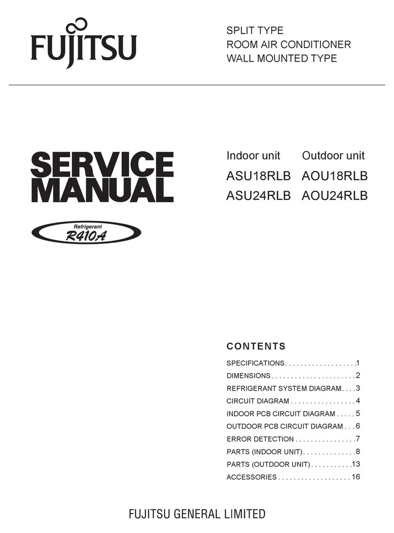Fujitsu ASU18RLB User manual