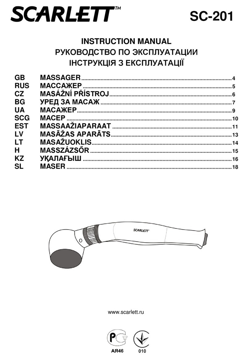 Scarlett SC-201 instruction manual