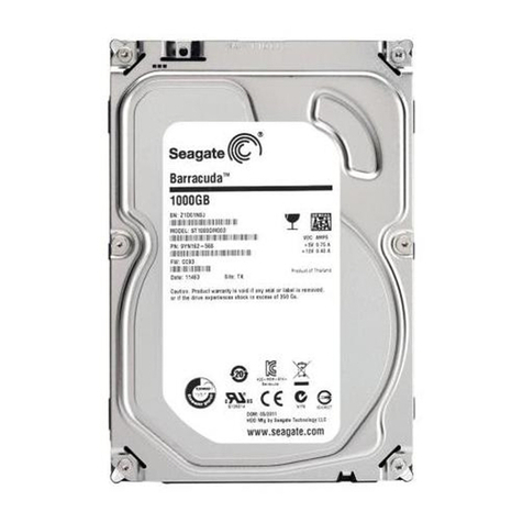 Seagate Barracuda ST1000DM003 User manual