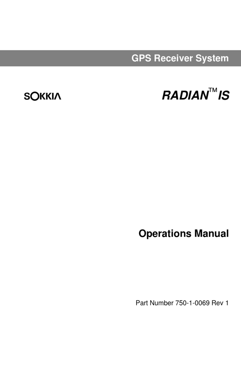 Sokkia RADIAN IS Operation manual