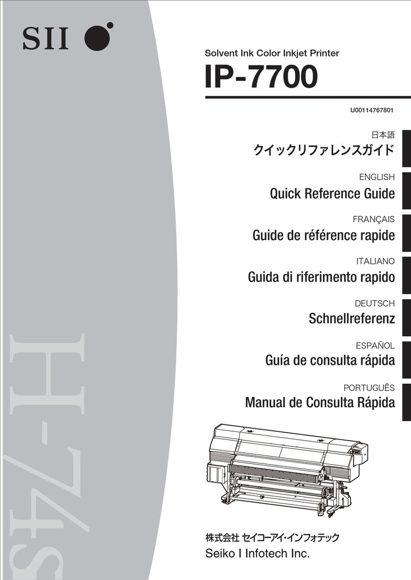 SII IP-7700 Quick reference guide