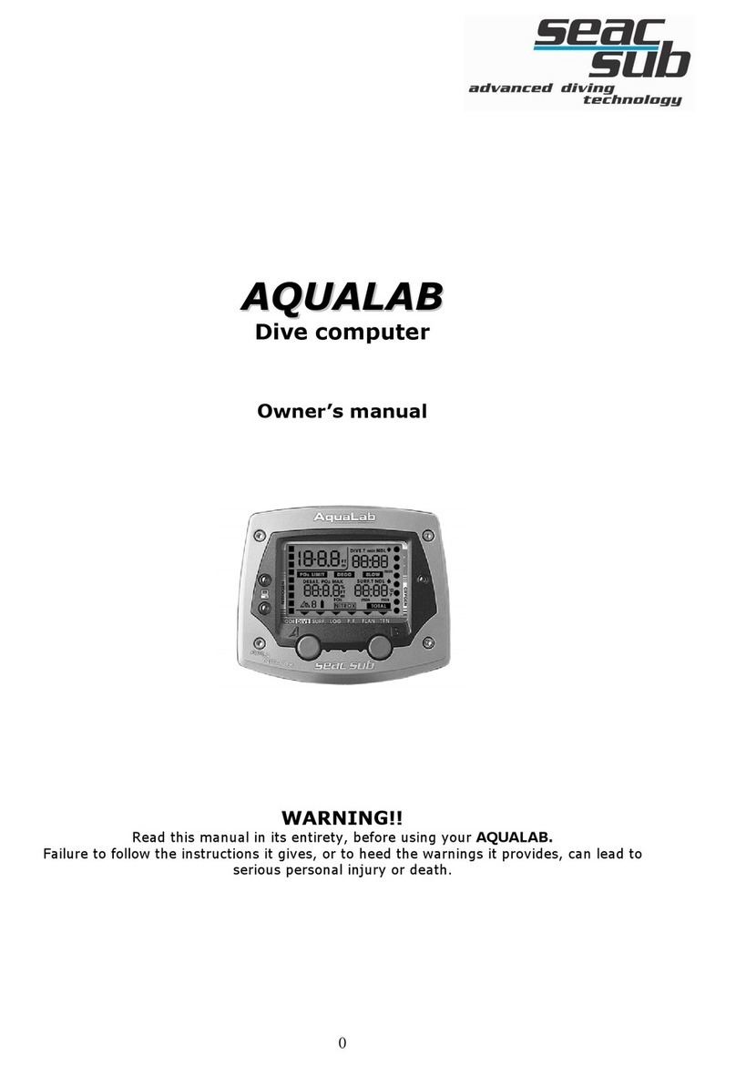 Seac Sub AQUALAB User manual