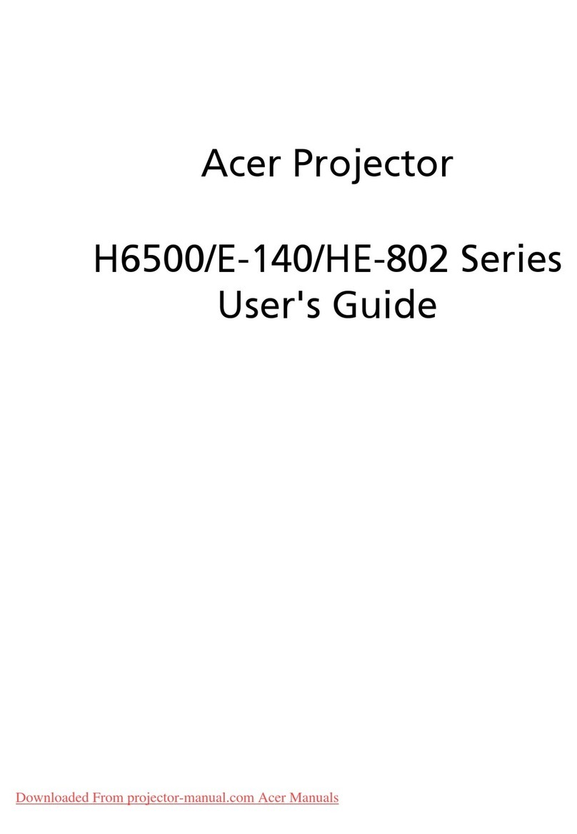 Acer H6500 Series user guide