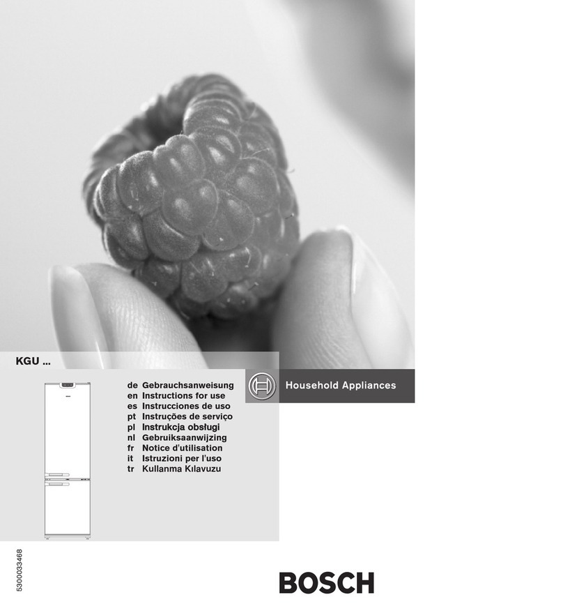 Bosch KGU Instructions for use