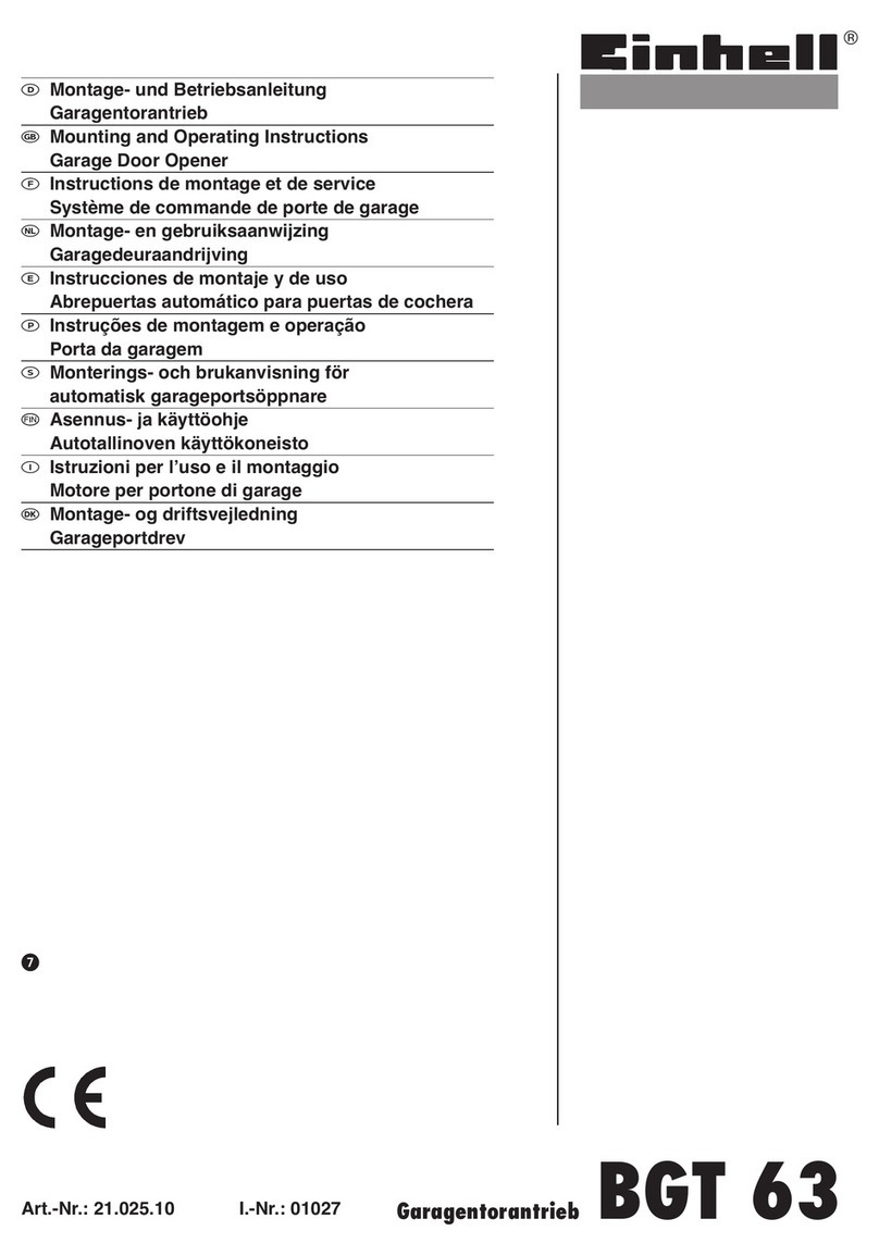 EINHELL BGT 63 Mounting and operating instructions