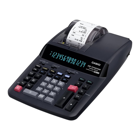 Casio DR-T240TER User manual