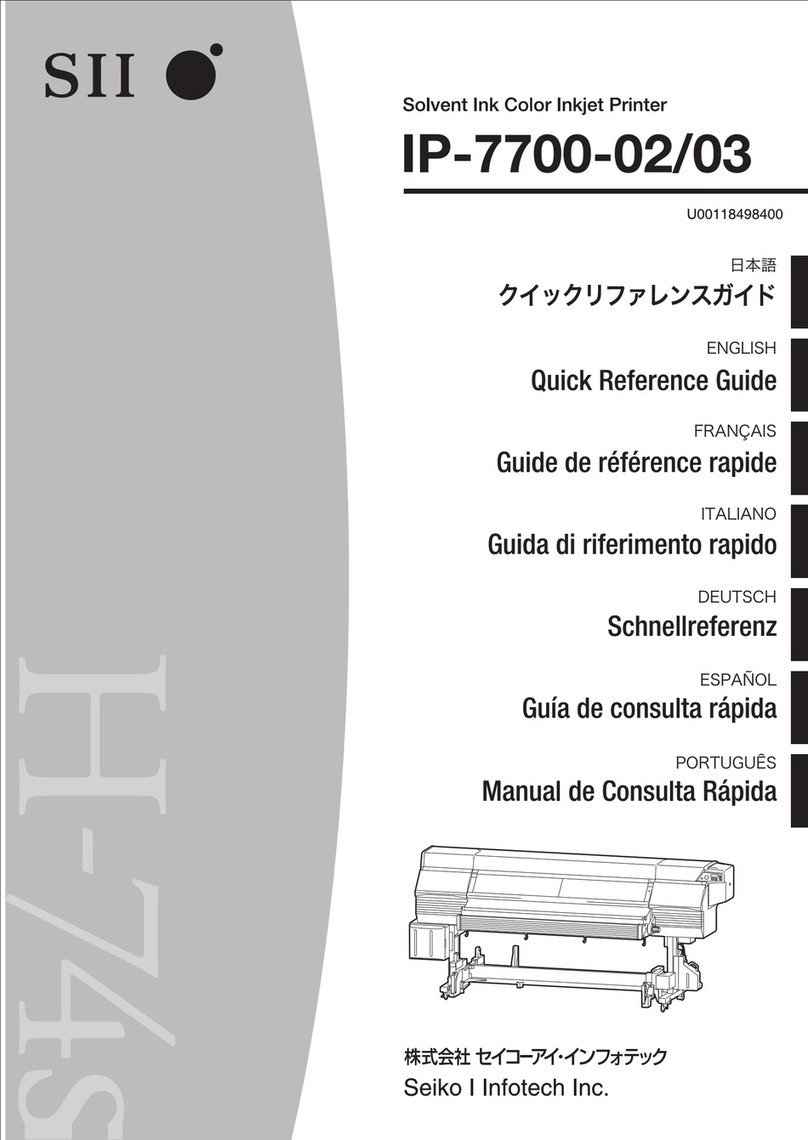 SII IP-7700-02 User manual