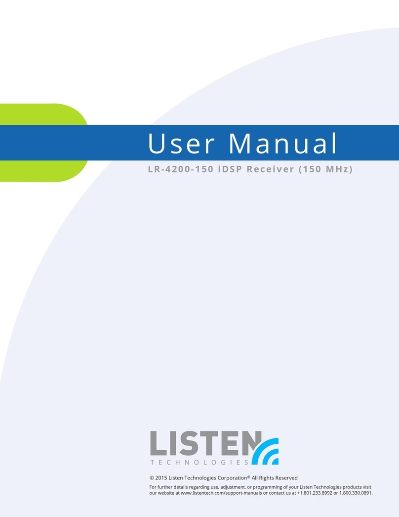 Listen Technologies LR-4200 user manual