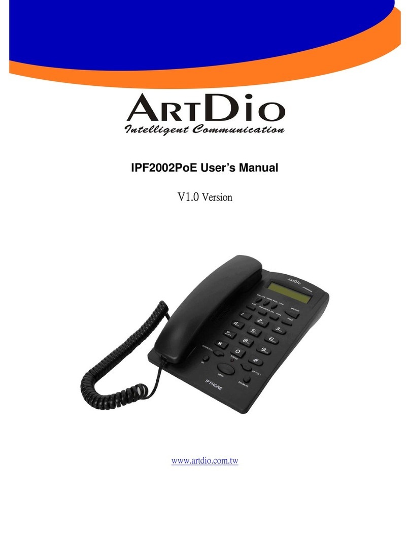 ArtDio IPF2002PoE user manual