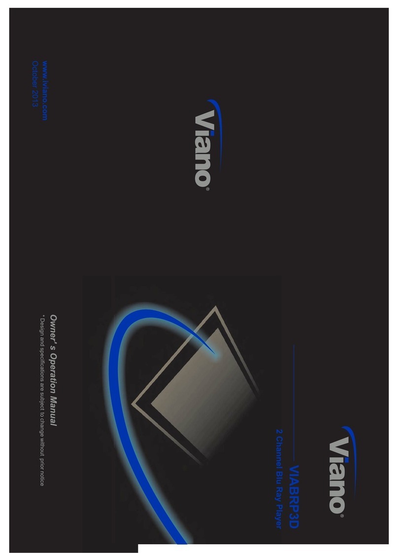 VIANO VIABRP30 Owner's operation manual