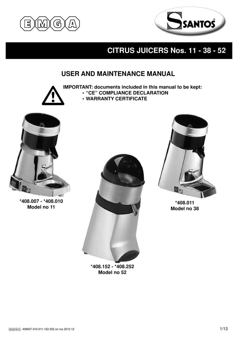 Santos 11 Operating instructions Santos 11 Operating instructions