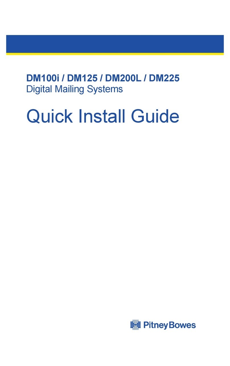 Pitney Bowes DM100i Series User manual