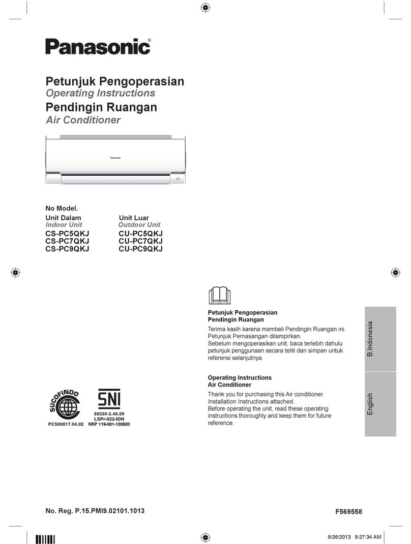 Panasonic CS-PC5QKJ User manual