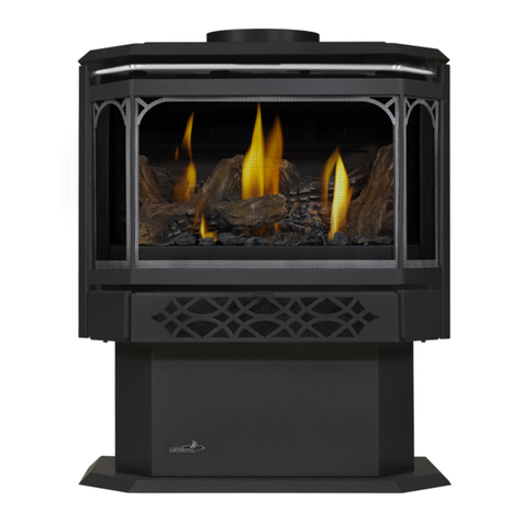 Continental Fireplaces CDVS280N Installation and operating instructions