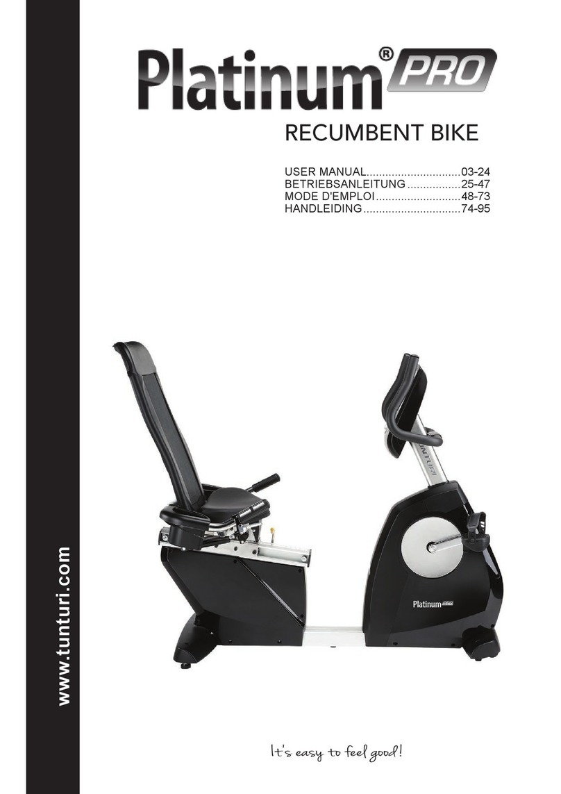 Tunturi 14PTRB20000 user manual