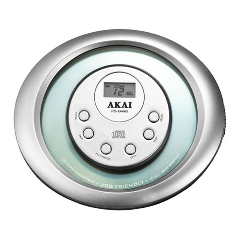 Akai PD-X4440 User manual
