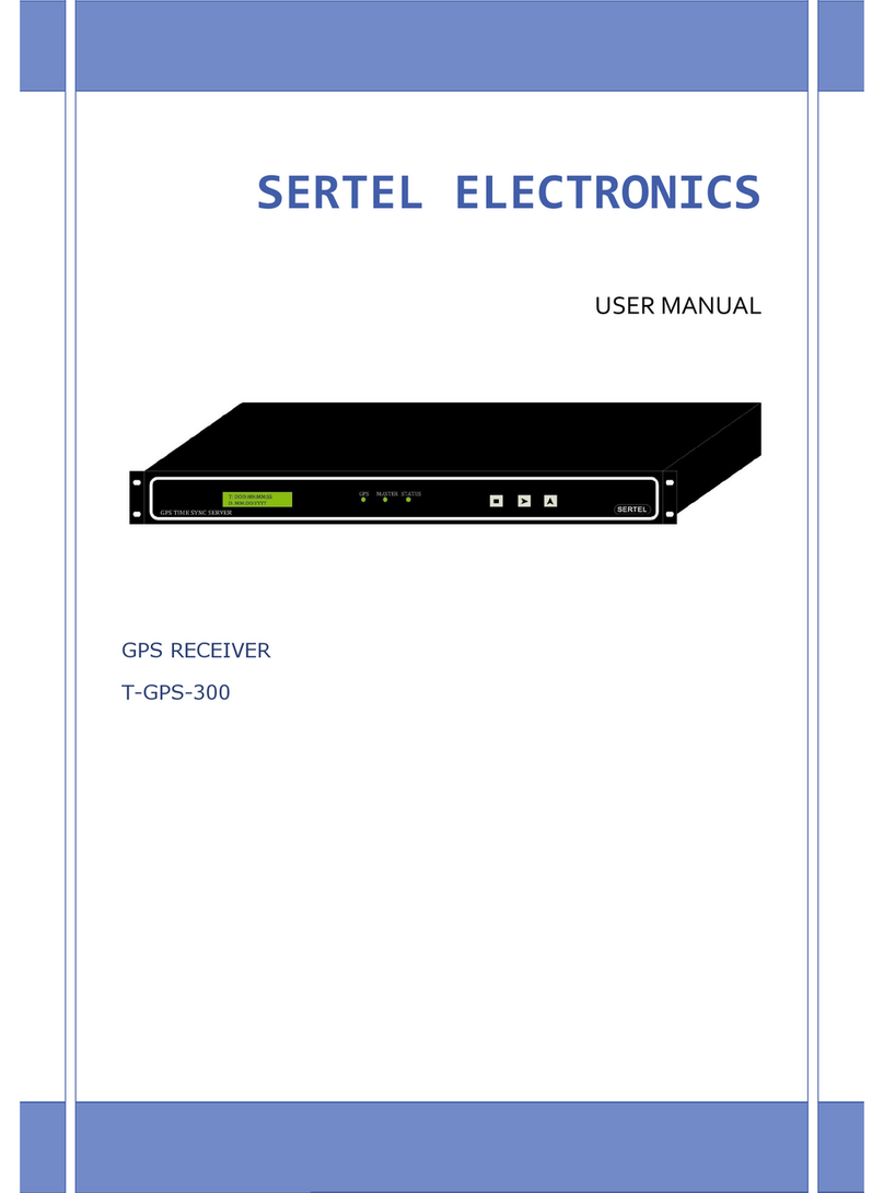 SERTEL T-GPS-300 user manual