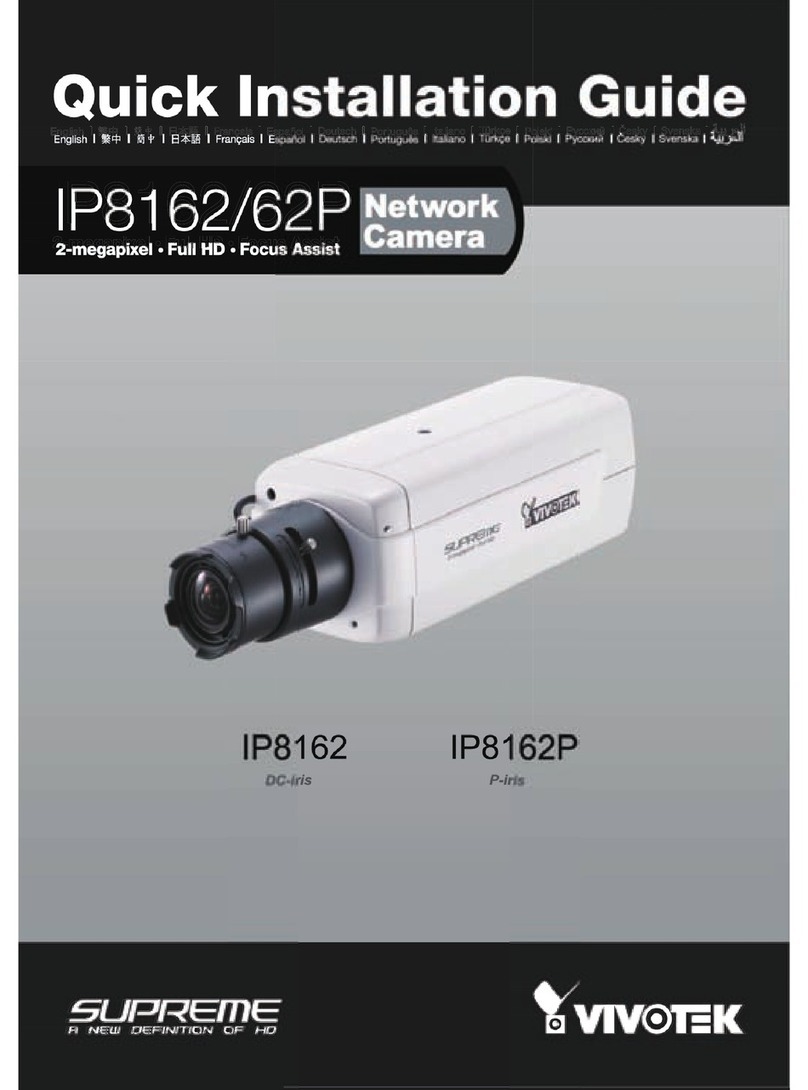 Vivotek IP8162 User manual Vivotek IP8162 User manual