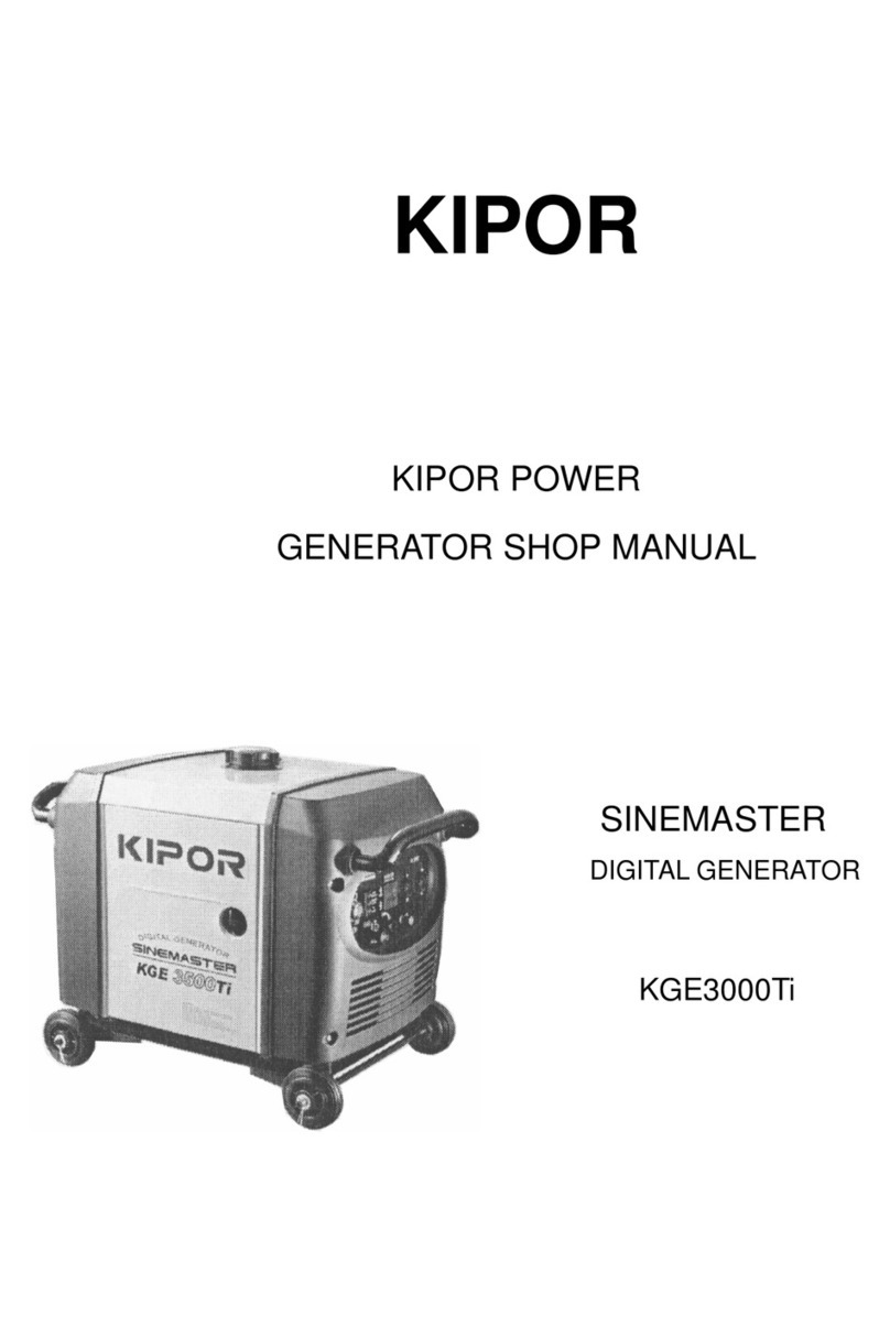 Kipor KGE3000Ti Shop Manual