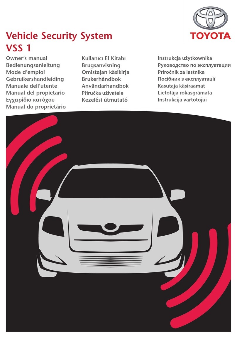 Toyota VSS 1 owner's manual