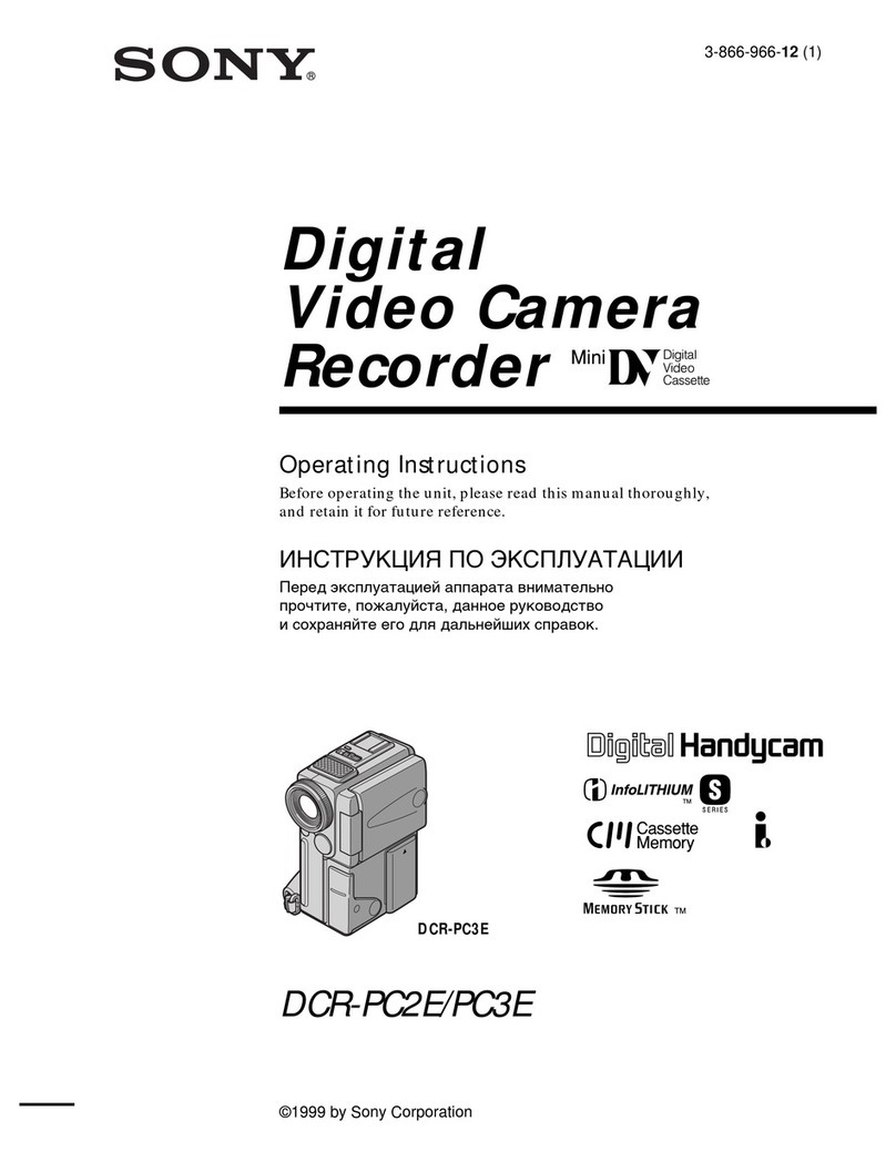 Sony Handycam DCR-PC2E User manual