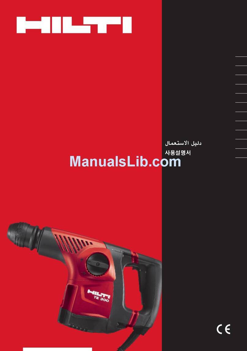 Hilti TE 300-AVR User manual