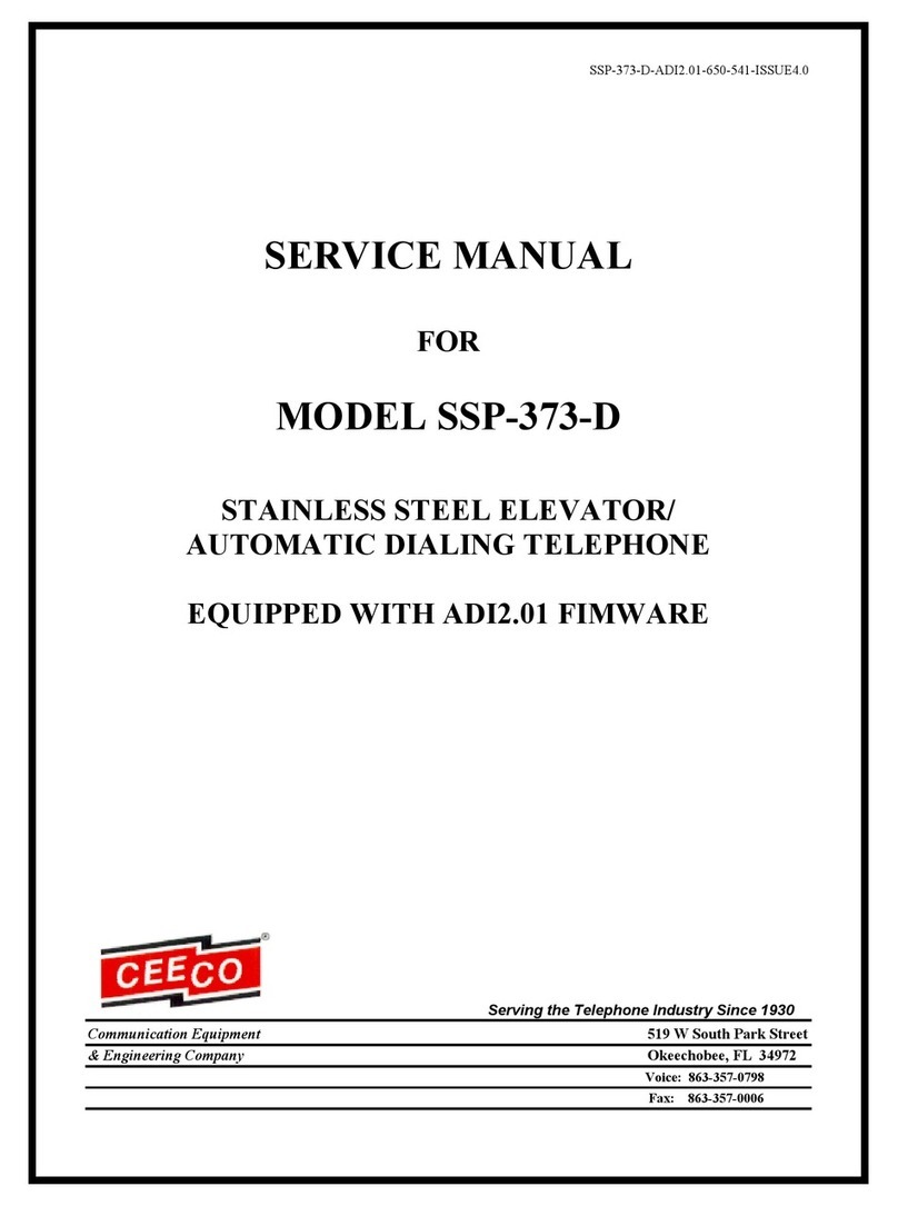 CEECO SSP-373-D User manual