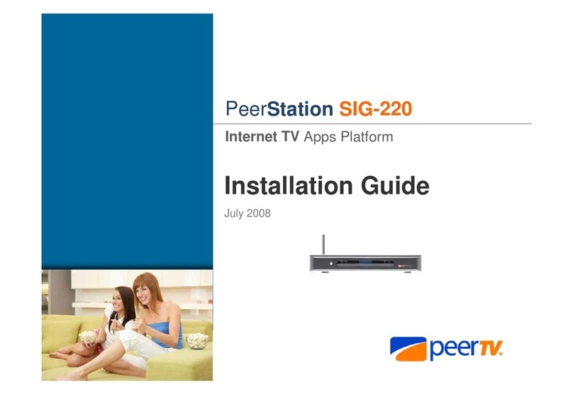 PEERTV PeerStation SIG-220 User manual