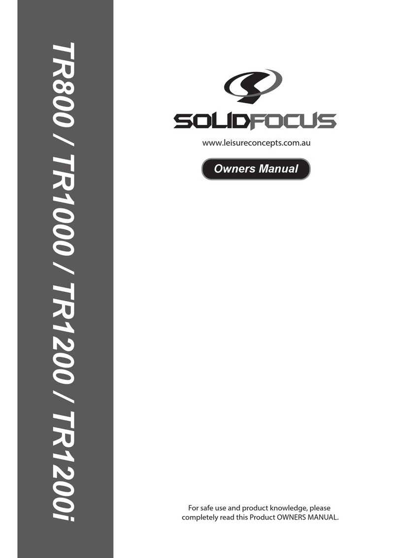 SolidFocus TR800 owner's manual