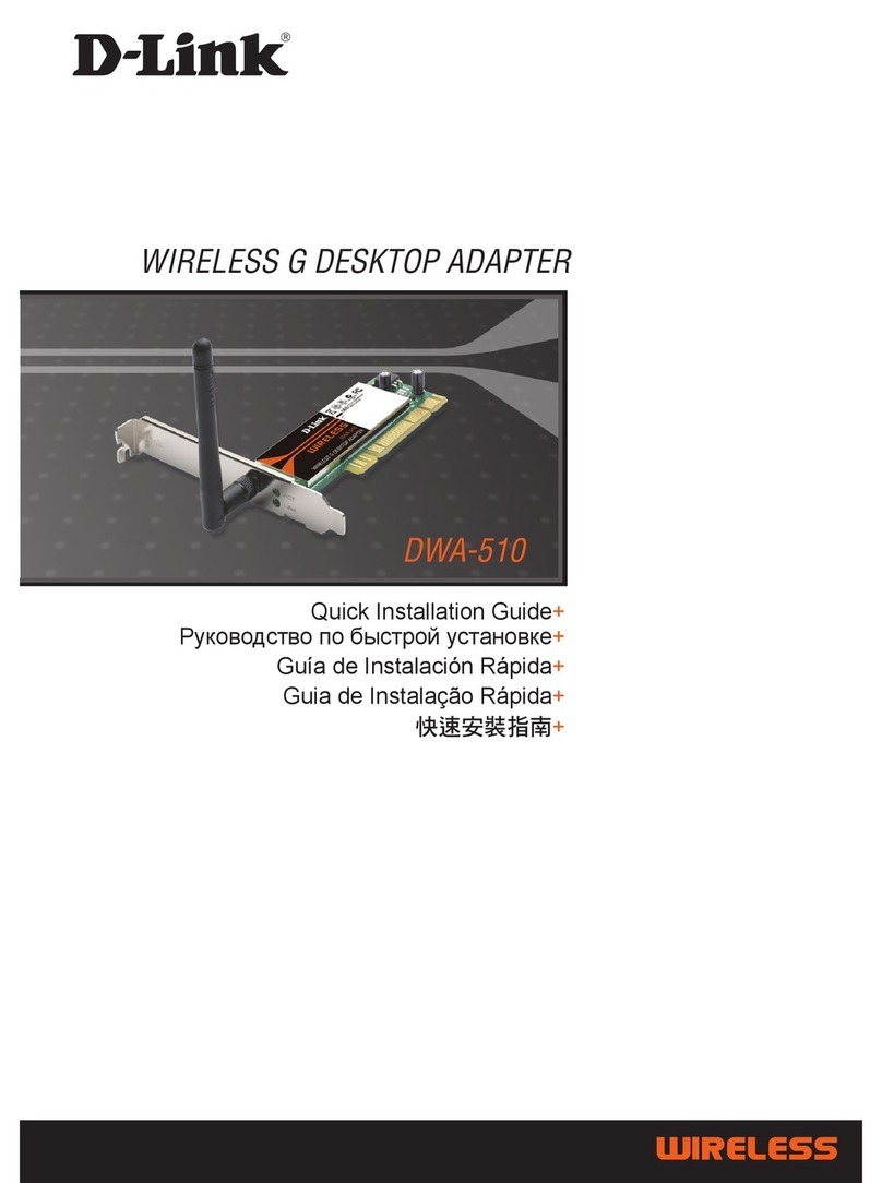D-Link DWA-510 User manual D-Link DWA-510 User manual