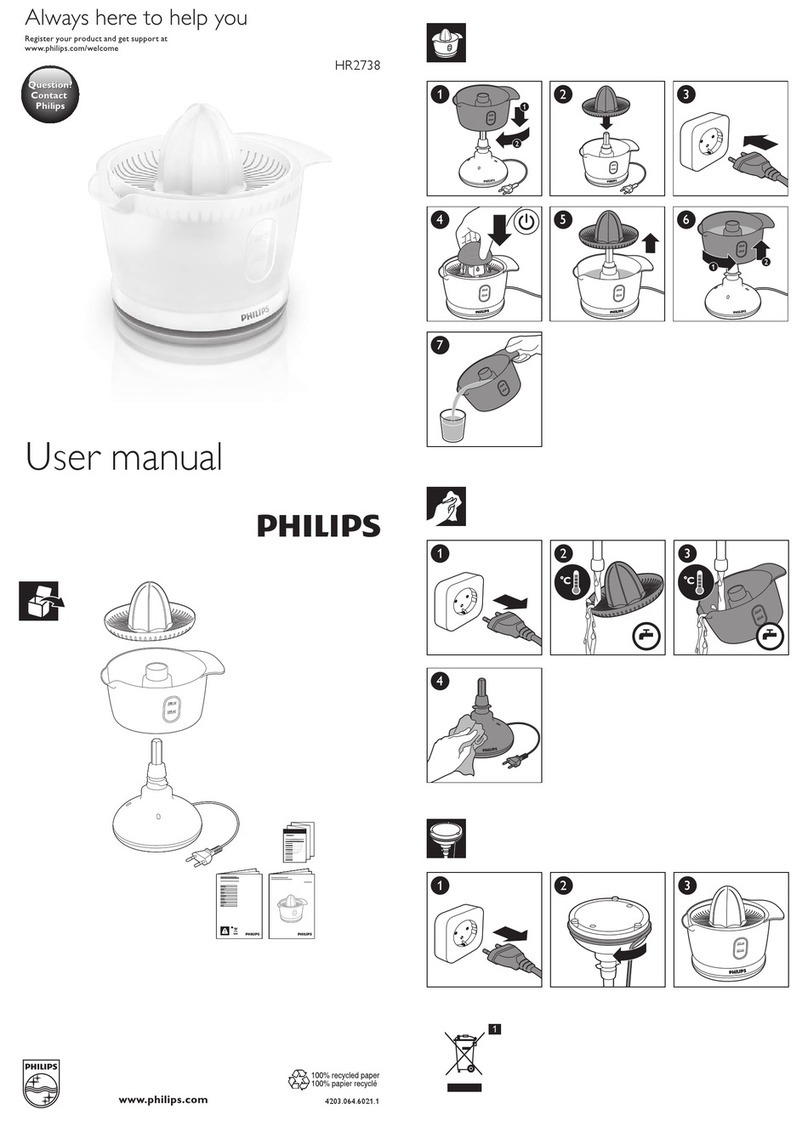 Philips HR2738 User manual