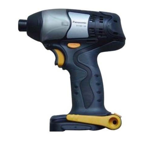 Panasonic EY7201 - 12V IMPACT operating instructions
