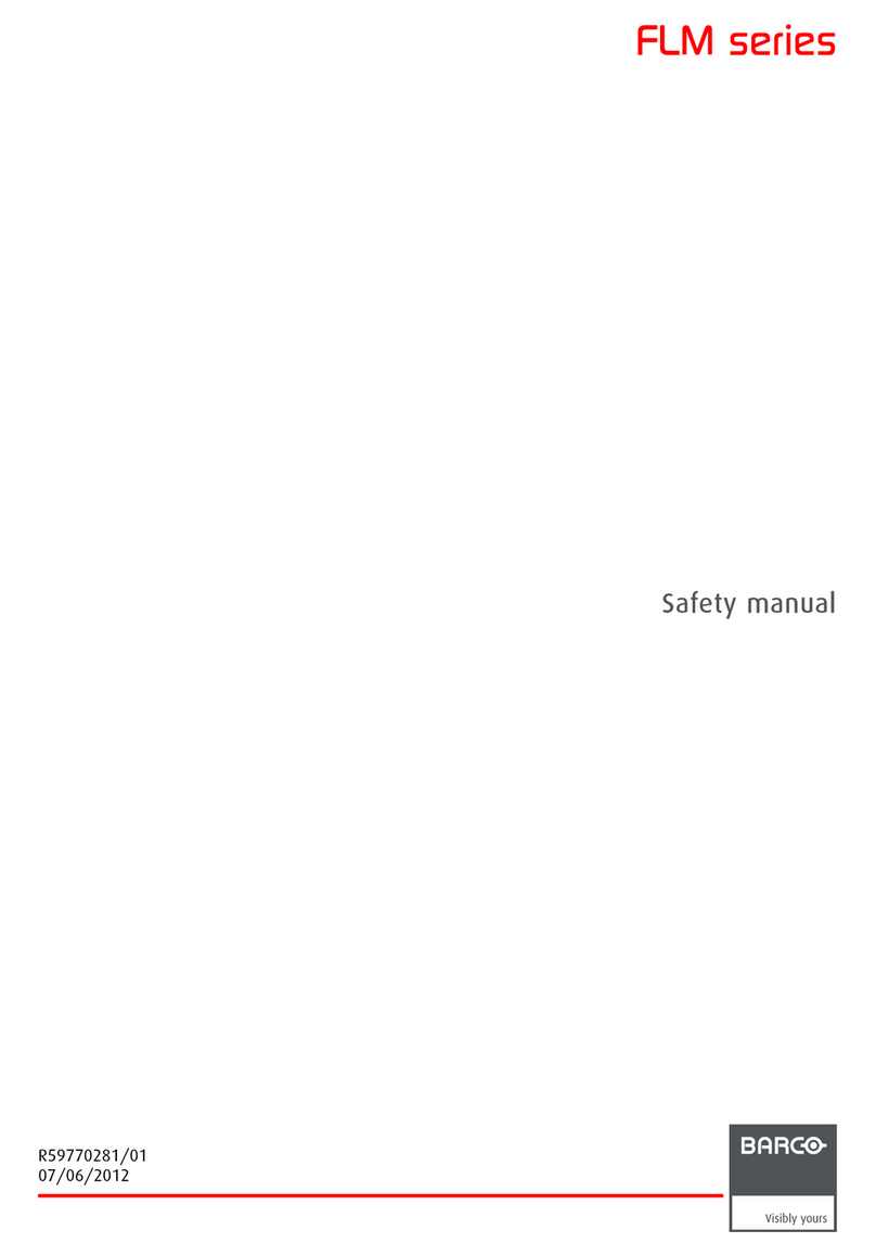 Barco FLM series User guide Barco FLM series User guide