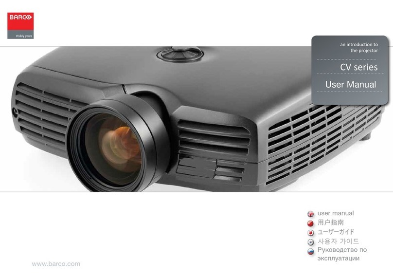 Barco CV series user manual