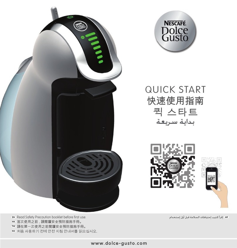 Nescafee Dolce Gusto User manual