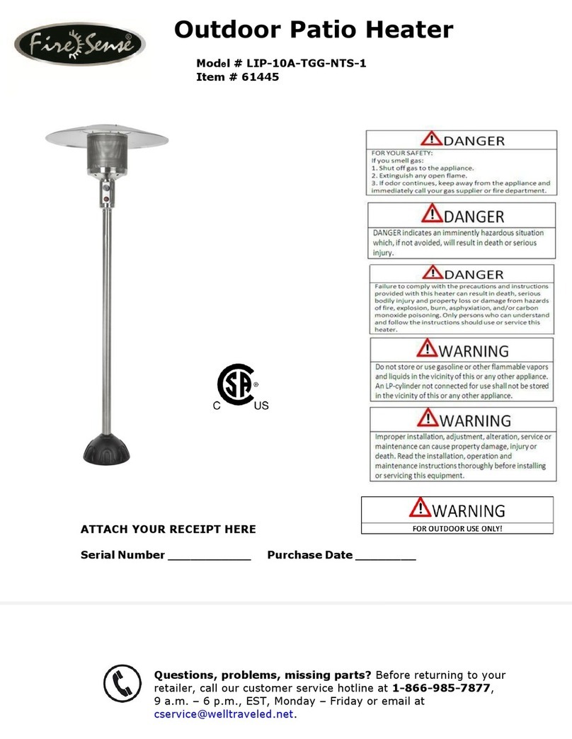 Firesense LIP-10A-TGG-NTS-1 User manual