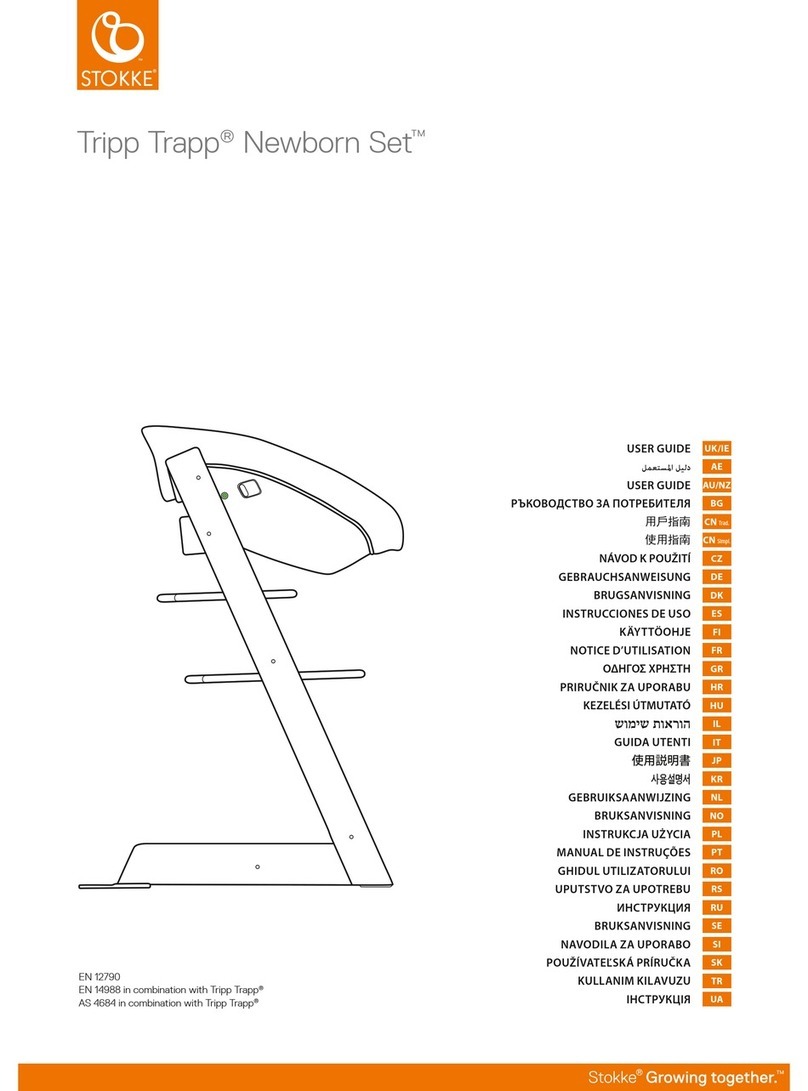Stokke Tripp Trapp Newborn Set EN 12790 user guide