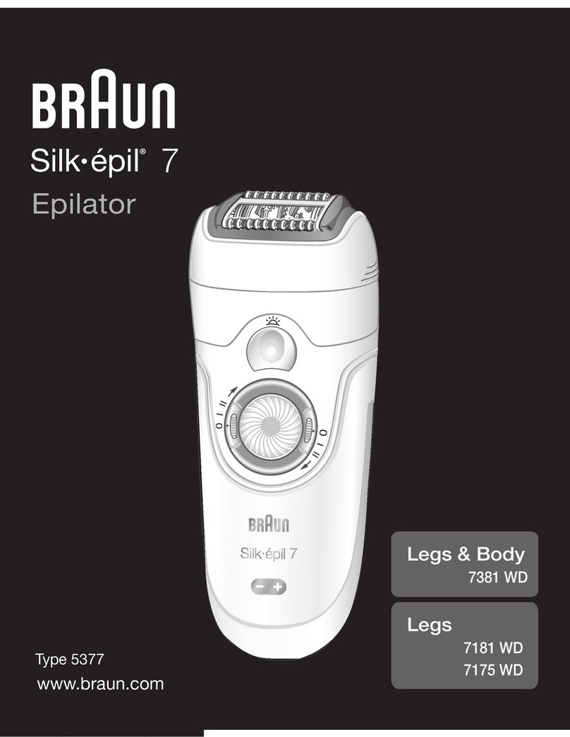 Braun Silk-epil Xpressive 7381 WD User manual