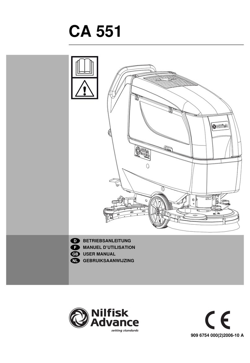 Nilfisk-Advance CA 551 User manual