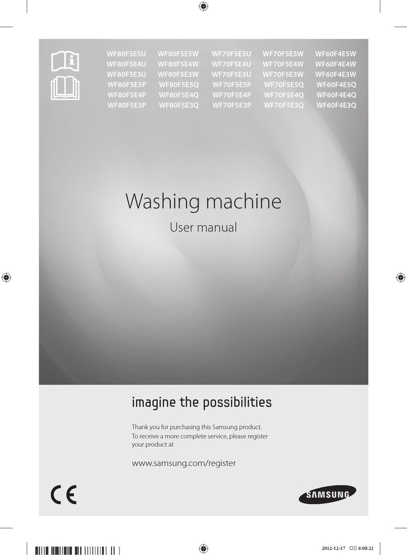 Samsung WF80F5E5U User manual